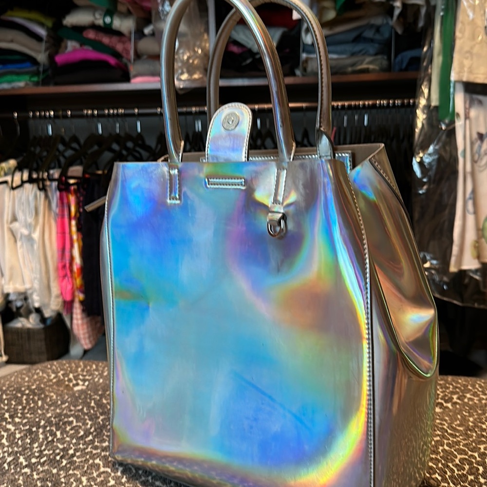 Banana republic iridescent tote bag